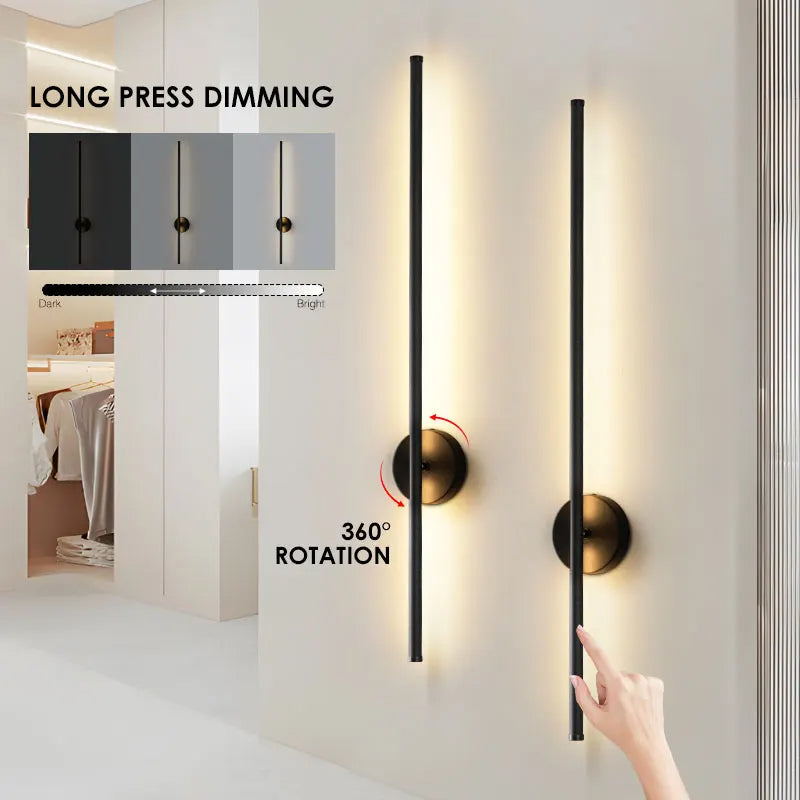 Kabellose LED-Wandleuchte – Wiederaufladbar, flexibel und modern
