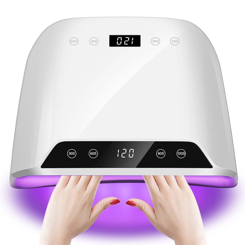 Nageltrockner für beide Hände und Füße mit Infrarotsensor und LCD-Display