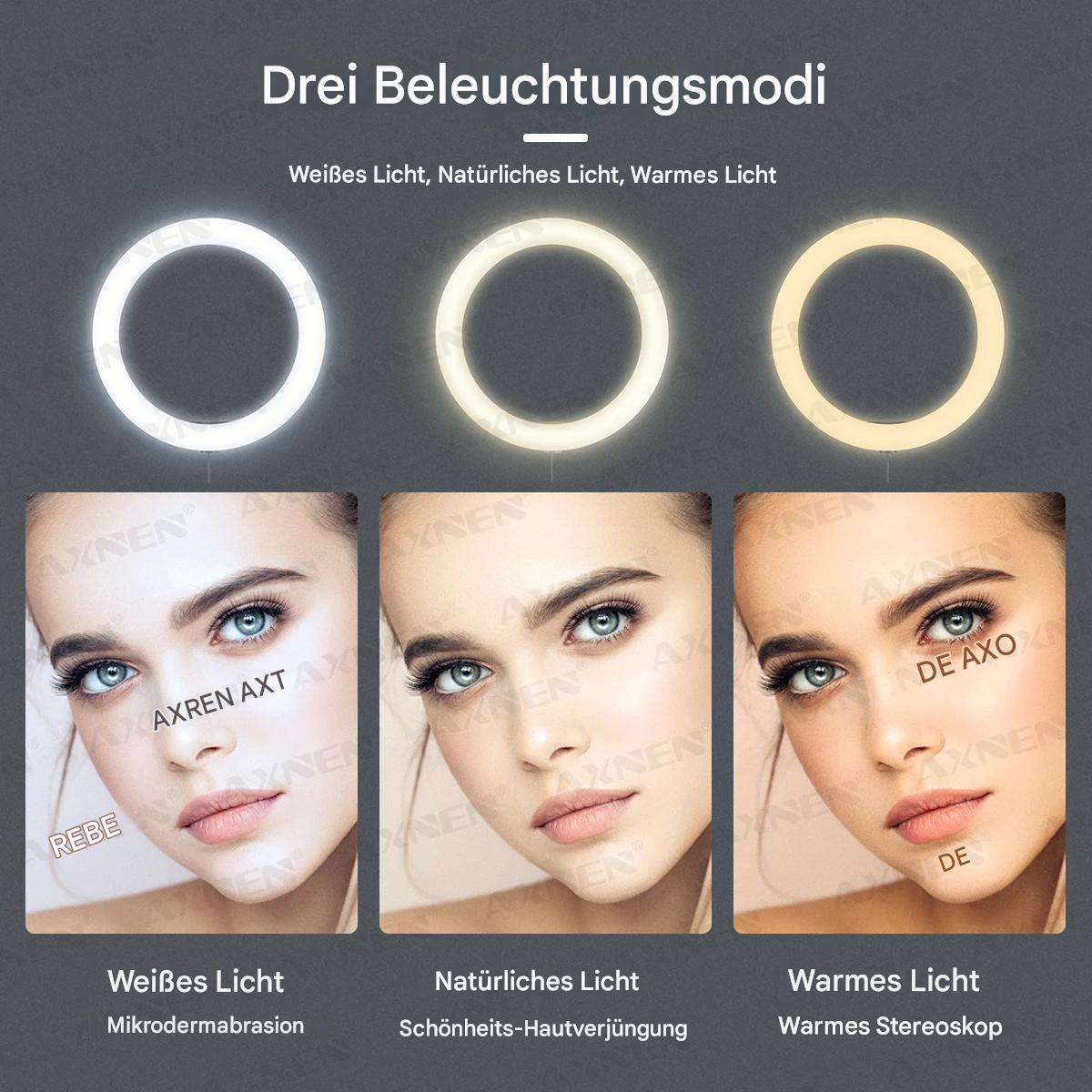 Selfie Video LED Ringlicht mit Stativ – Fotografie Beleuchtung