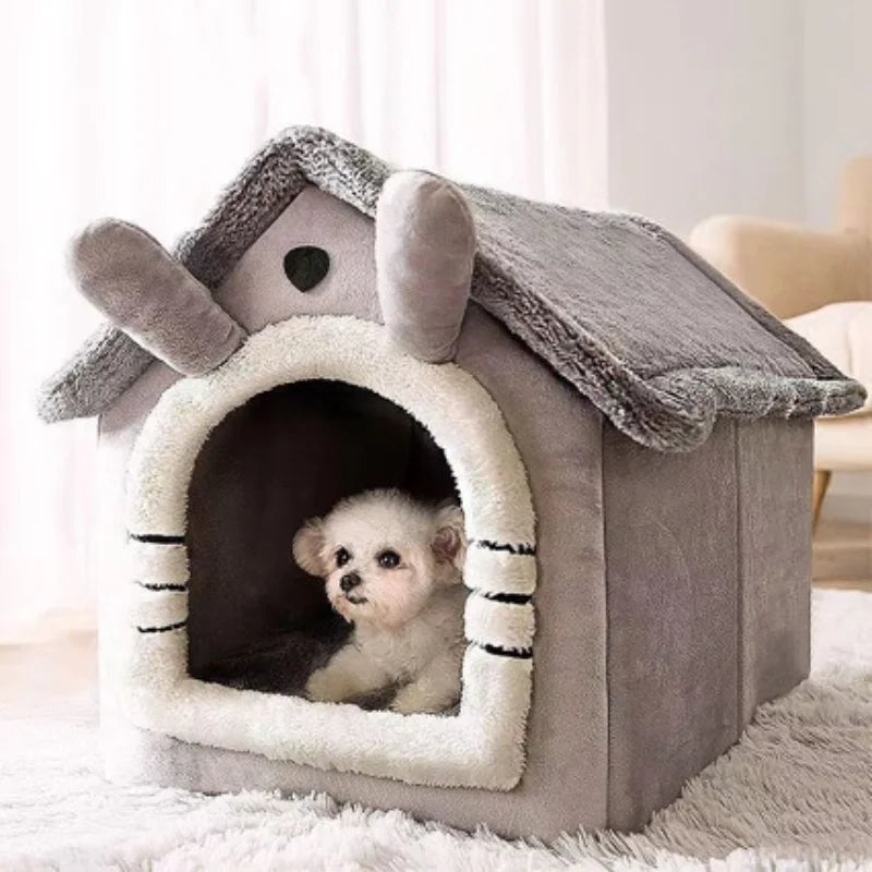 Gemütliches Katzen- & Hundehaus – Schutz & Komfort für jede Jahreszeit!