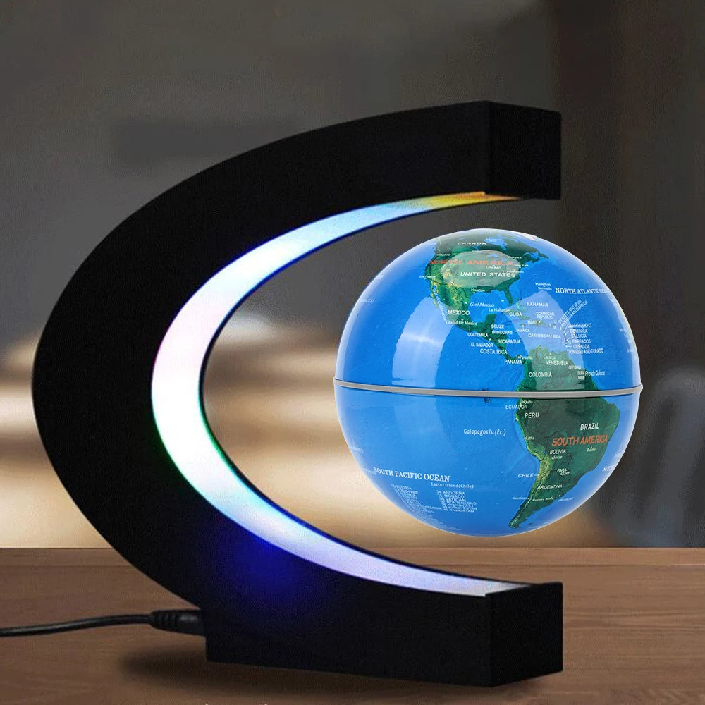 Schwebende Magnet-Erdkugel-Lampe mit LED-Beleuchtung
