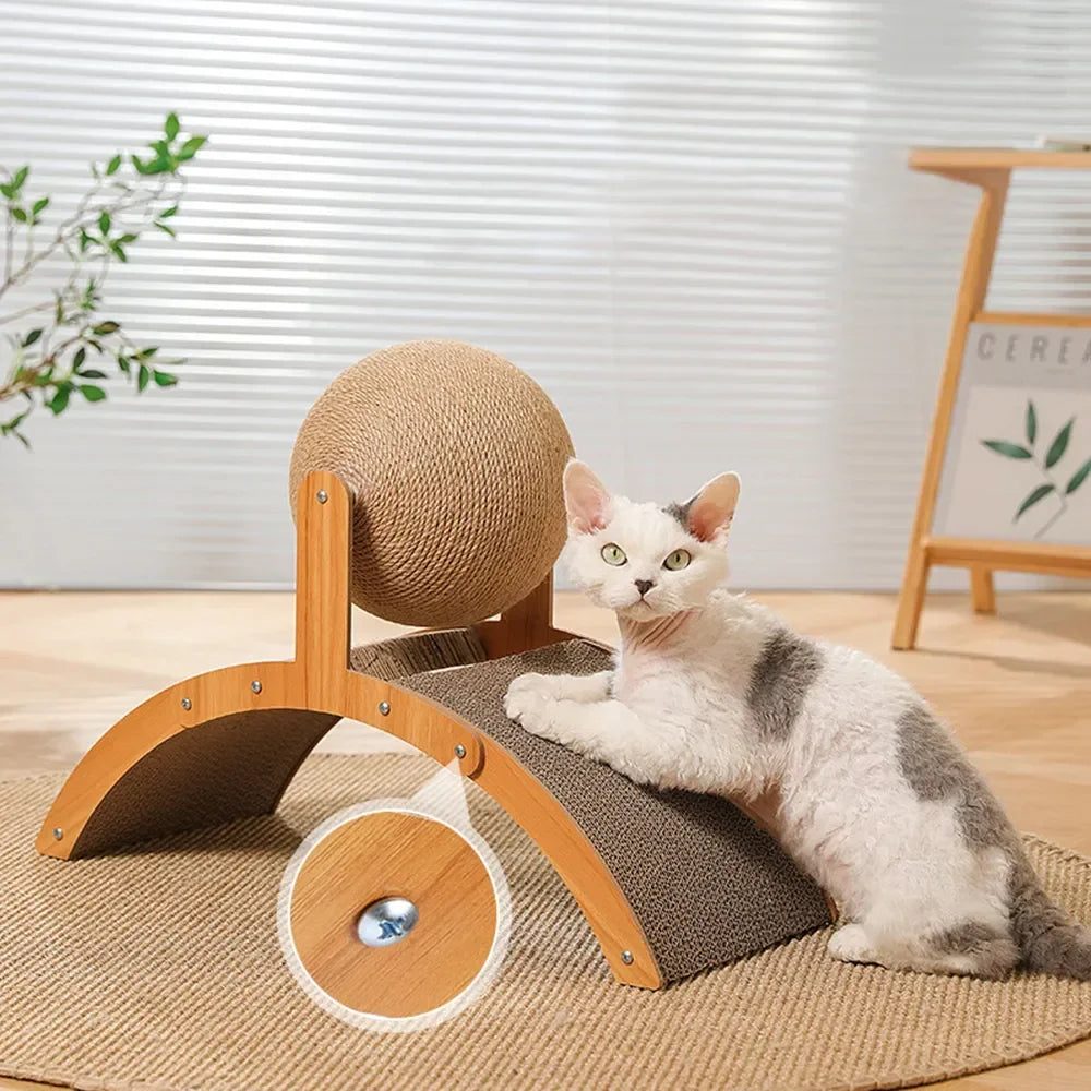 2-in-1-Kratzball für Katzen
