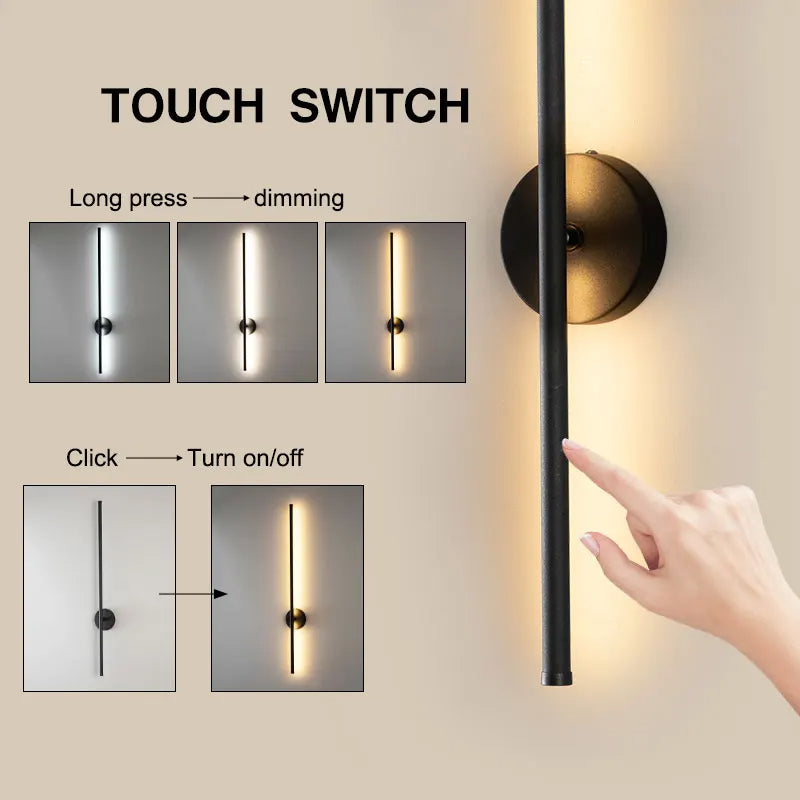 Kabellose LED-Wandleuchte – Wiederaufladbar, flexibel und modern