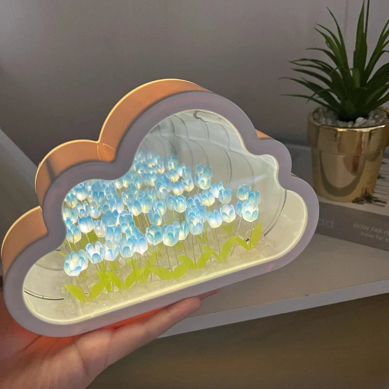 Tulpe DIY Nachtlicht in Wolkenform