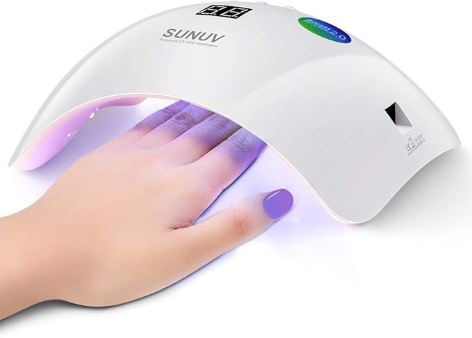 LED Nagellampe für Gelnägel – Professioneller Nageltrockner mit Infrarotsensor und LCD-Display
