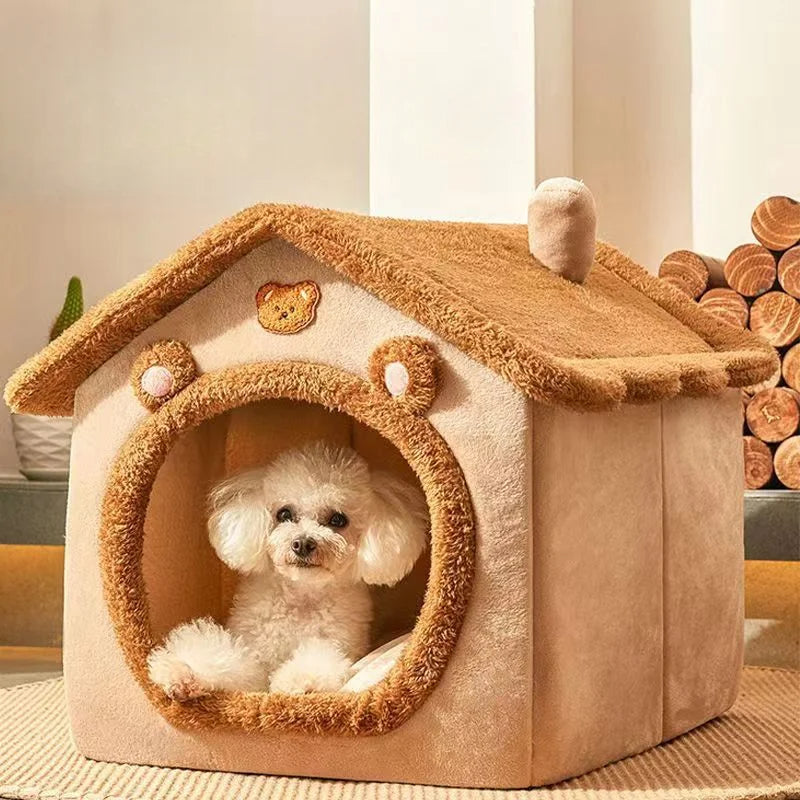 Gemütliches Katzen- & Hundehaus – Schutz & Komfort für jede Jahreszeit!