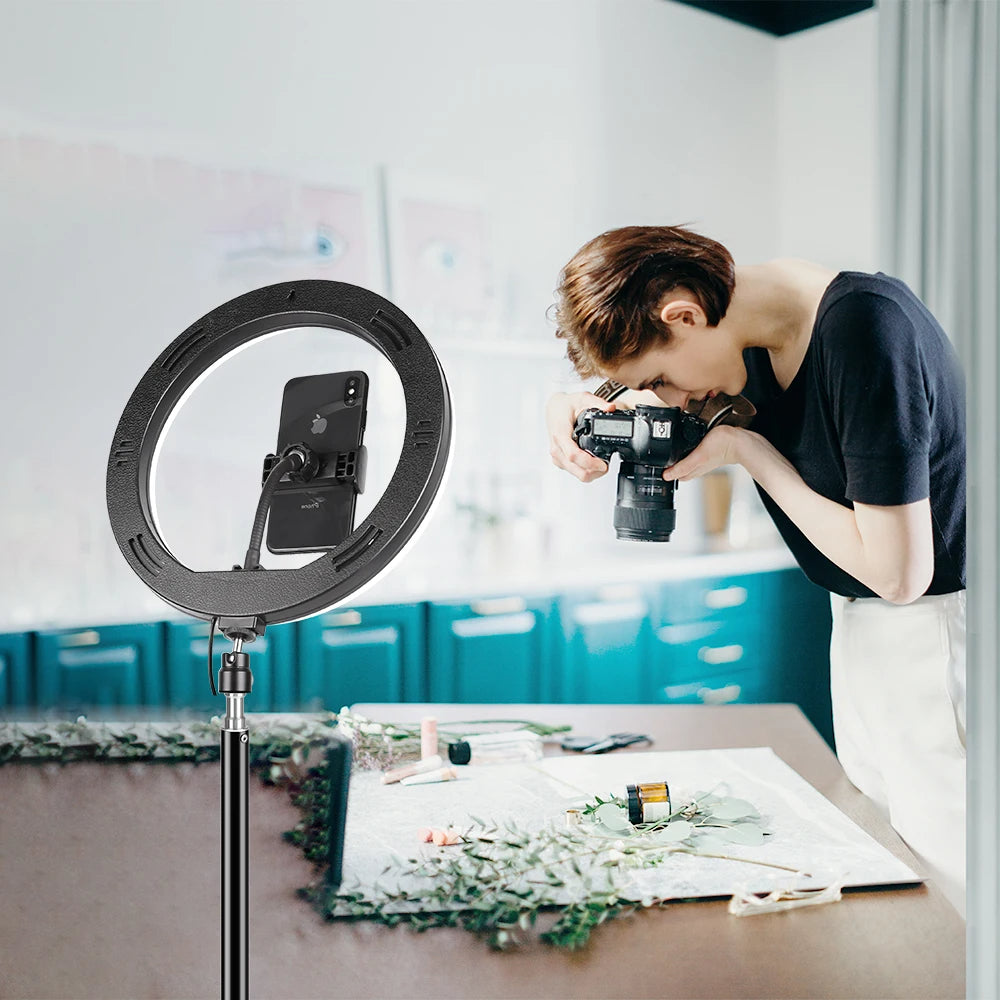 Selfie LED Ringlicht mit Bluetooth-Funktion