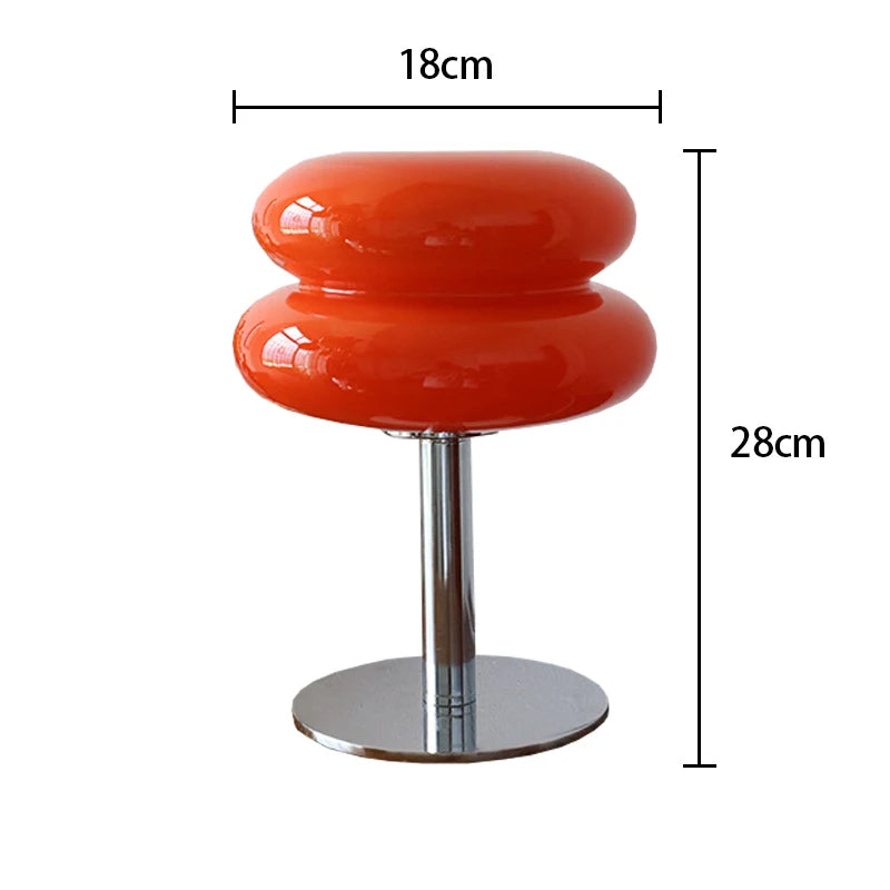 Macaron Glas Tischlampe