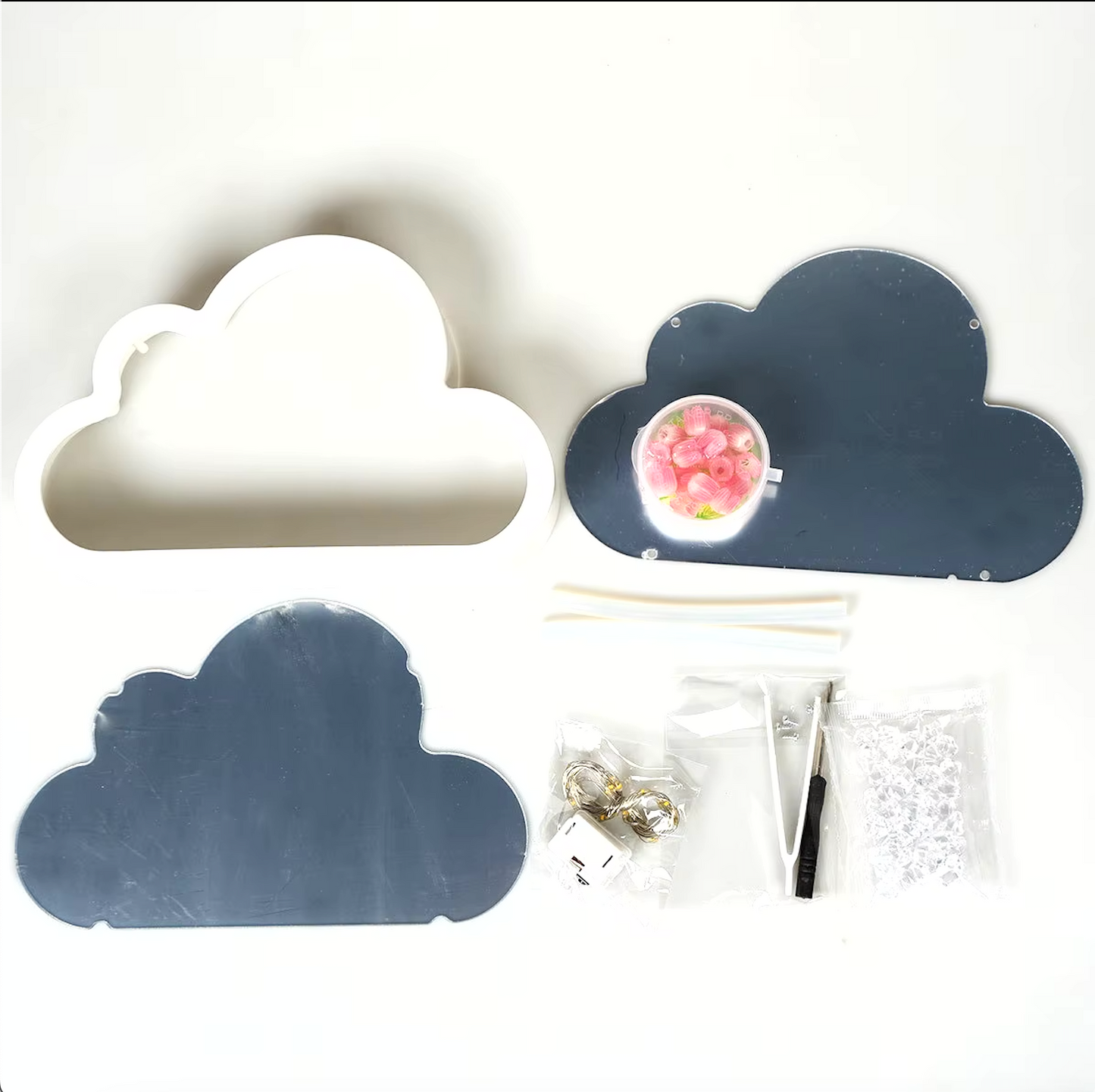 Tulpe DIY Nachtlicht in Wolkenform