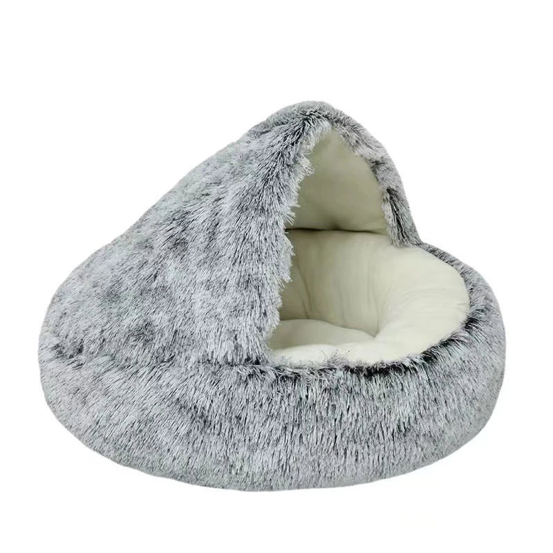 Katzenbett grau