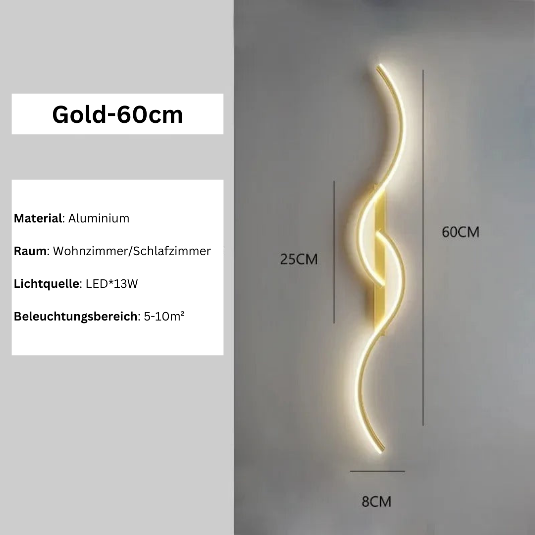 Elegante Wandleuchte