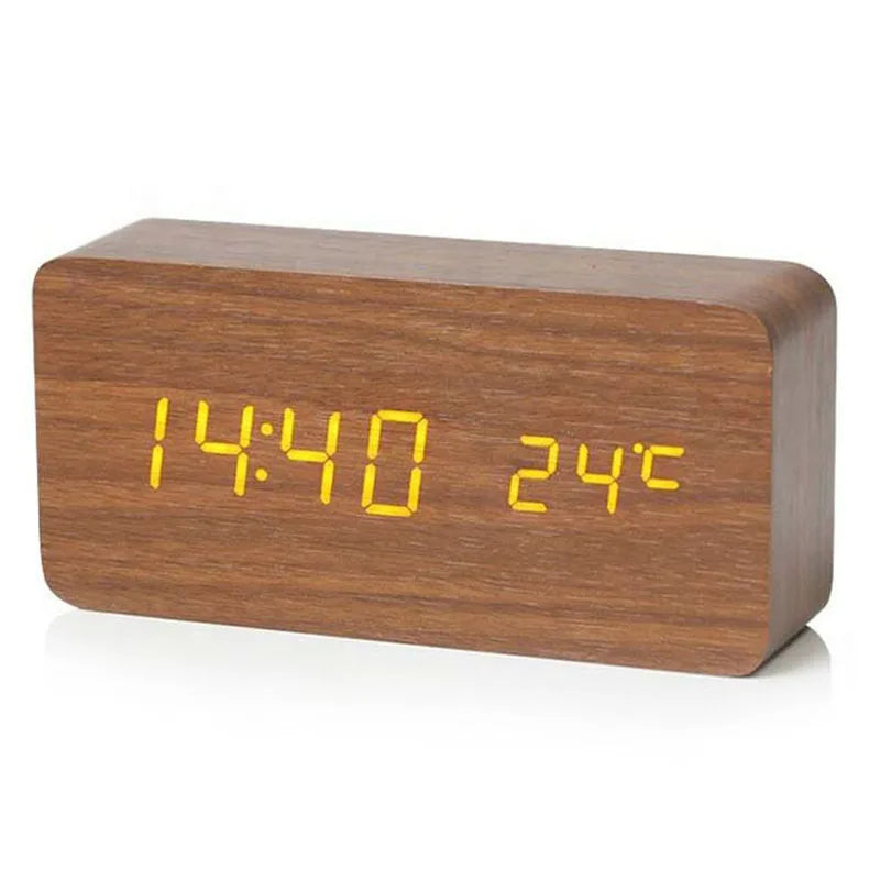 Moderner Digitaler Wecker mit LED-Anzeige