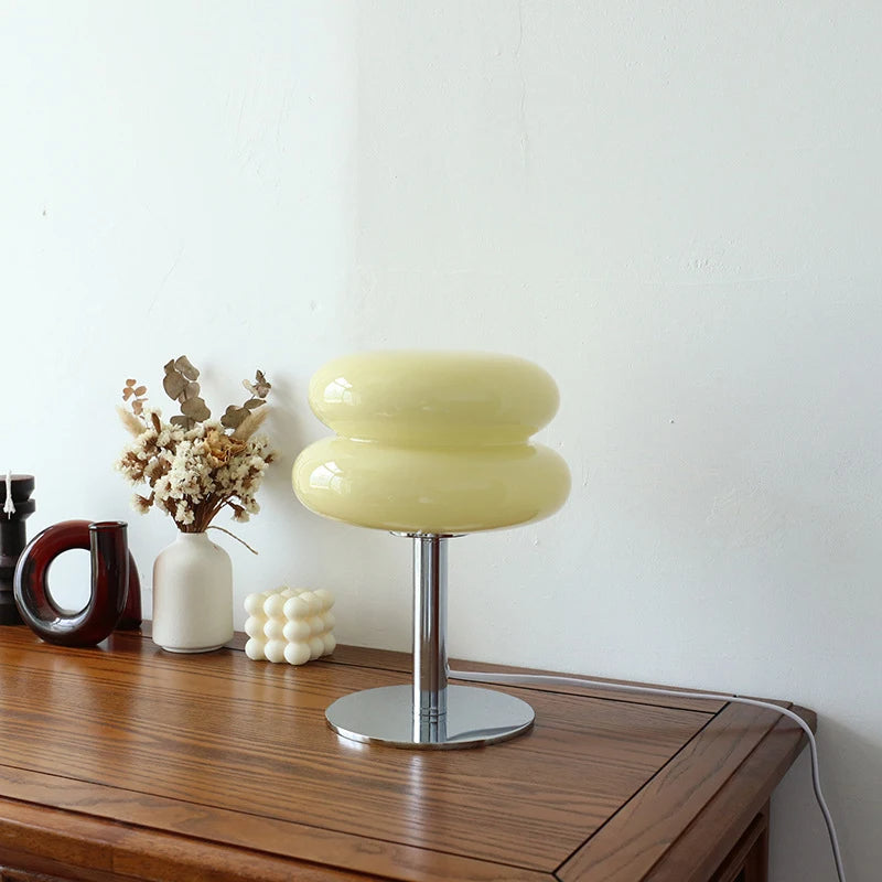 Macaron Glas Tischlampe