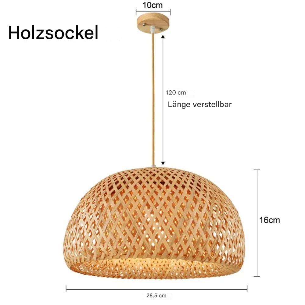 Dekorative Bambus-Look Lampe