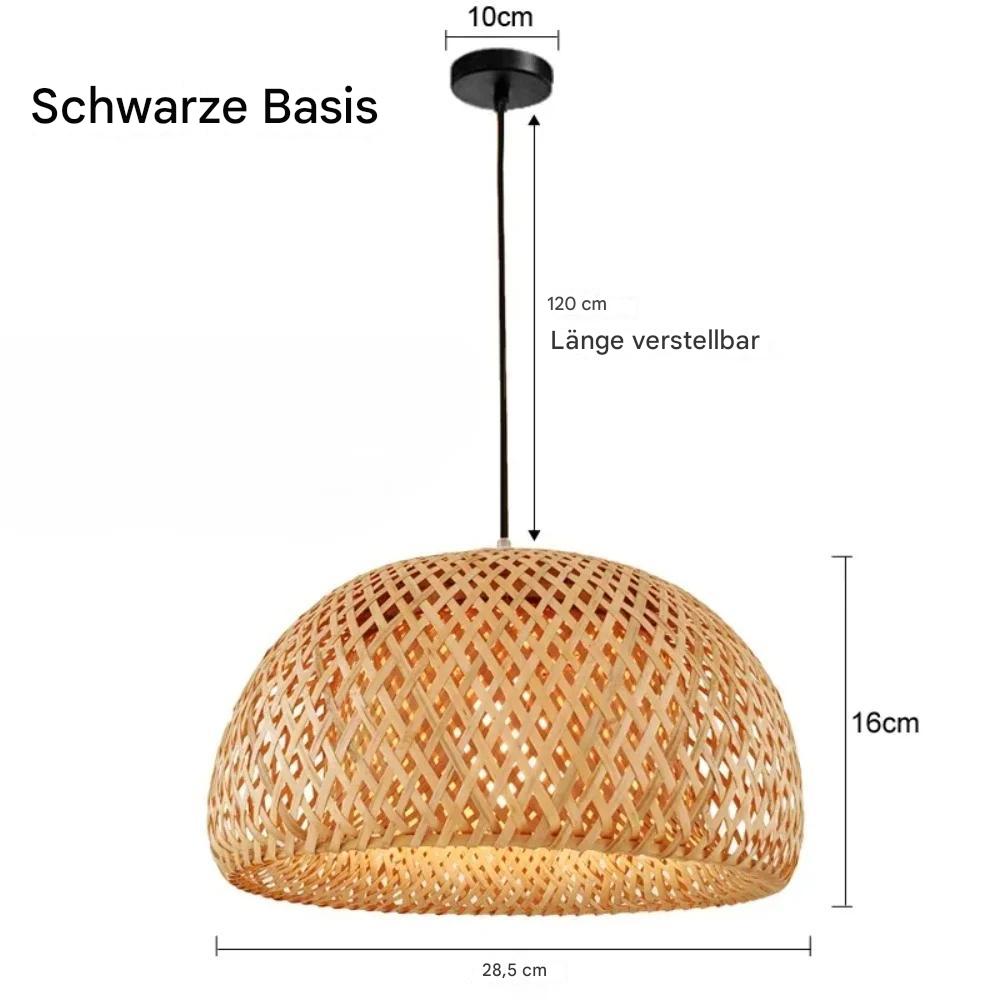 Dekorative Bambus-Look Lampe