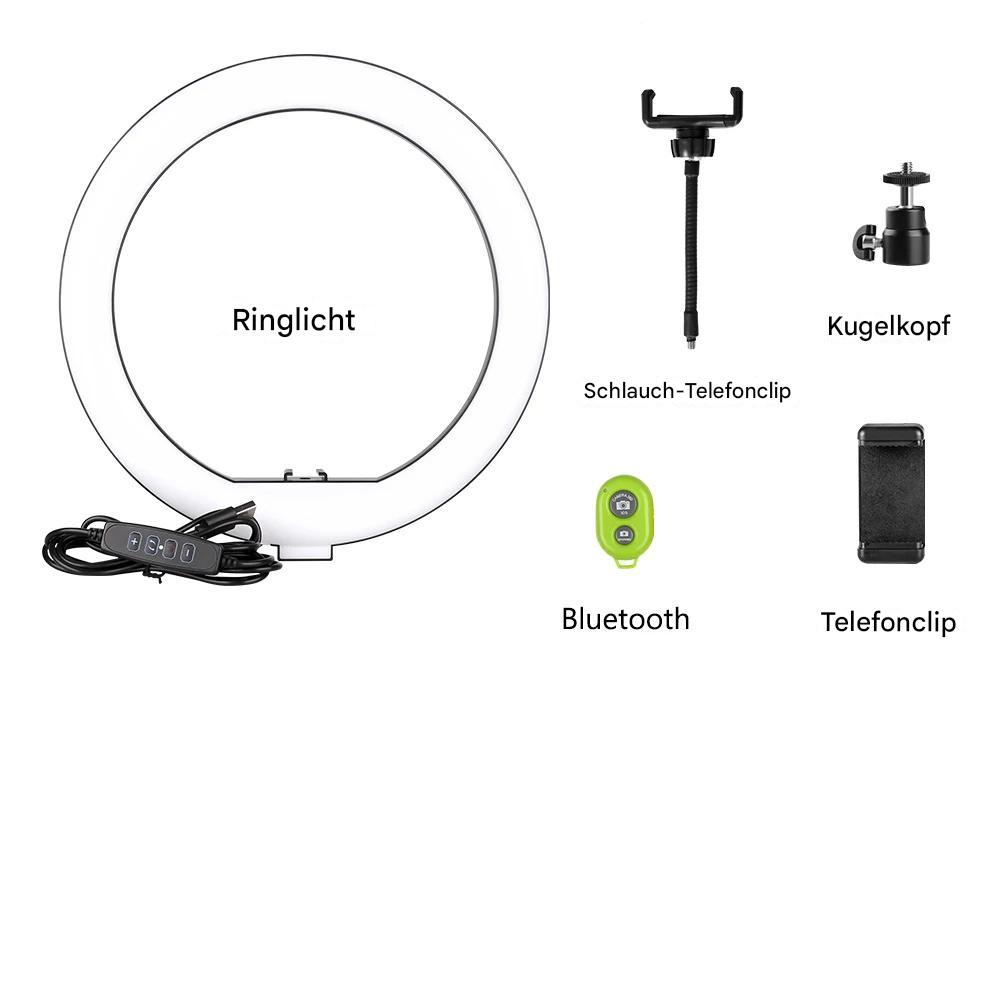 Selfie LED Ringlicht mit Bluetooth-Funktion