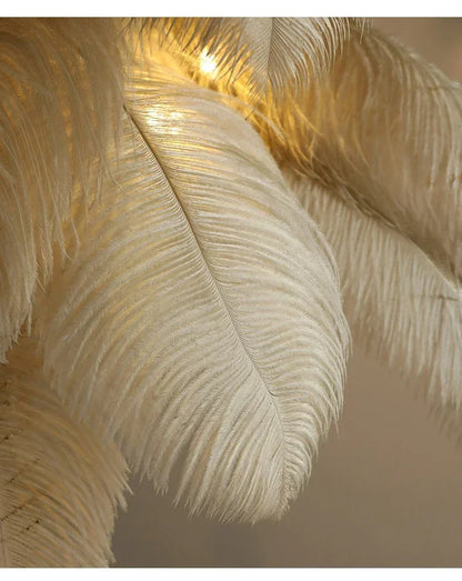 Designer Feder Stehlampe