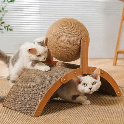 2-in-1-Kratzball für Katzen