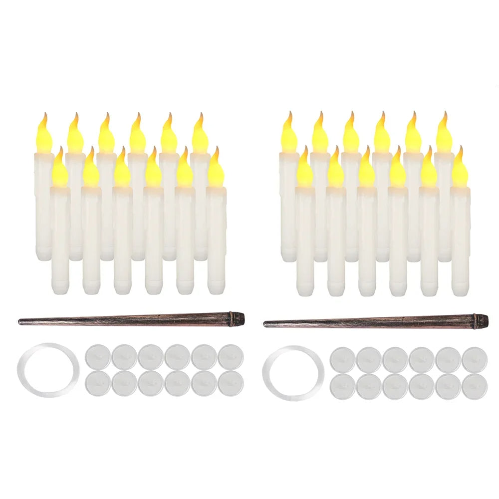 Schwebende LED-Kerzen mit Fernbedienung