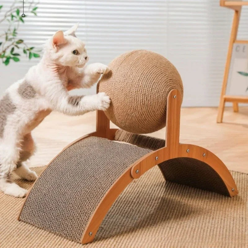 2-in-1-Kratzball für Katzen