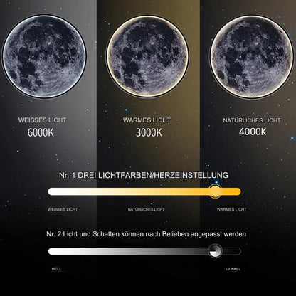 Moderne LED Mond Lampe