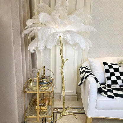 Designer Feder Stehlampe