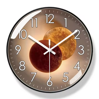 Elegante Wanduhr geräuschlos