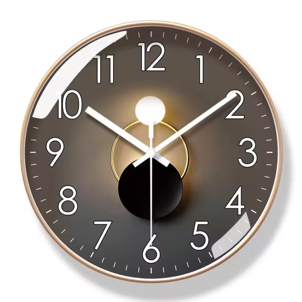 Elegante Wanduhr geräuschlos