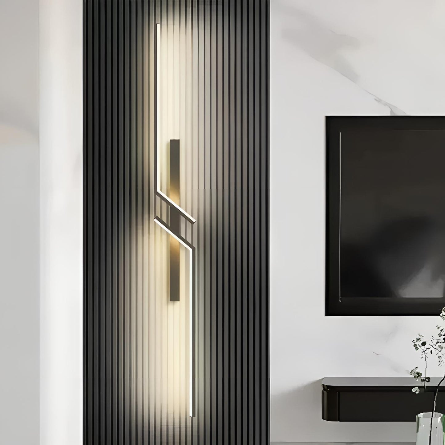 Moderne LED-Wandlampe mit minimalistischem Design