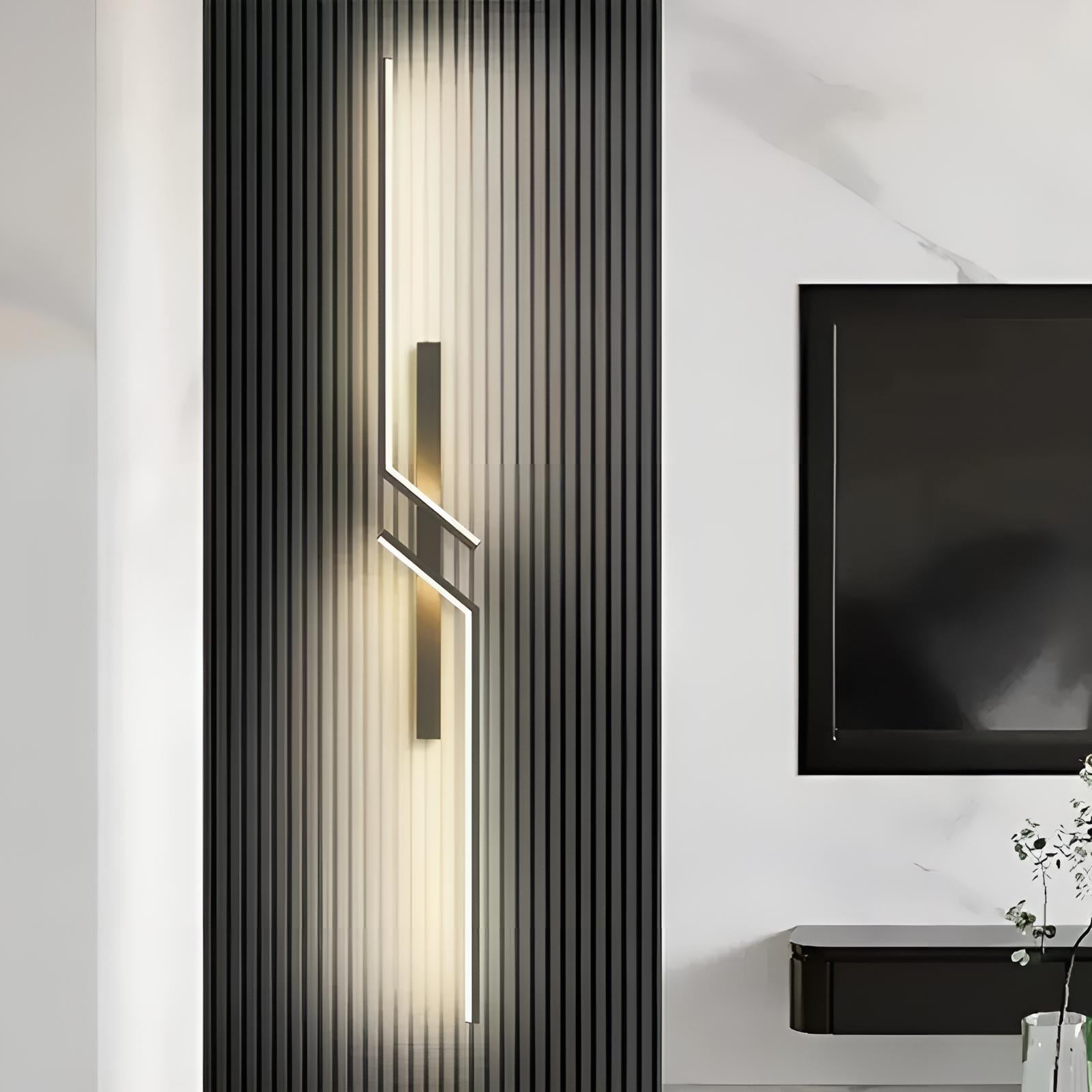 Moderne LED-Wandlampe mit minimalistischem Design