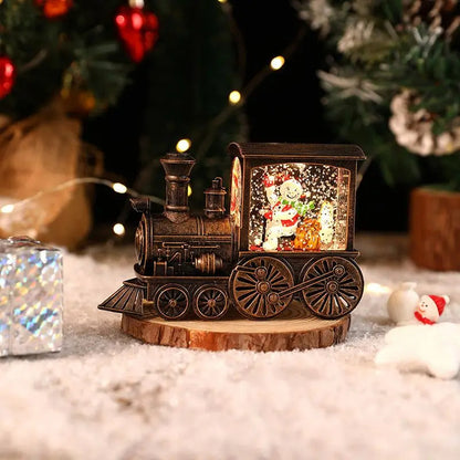 Weihnachtszug mit LED-Kristallleuchten