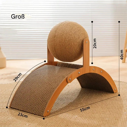 2-in-1-Kratzball für Katzen