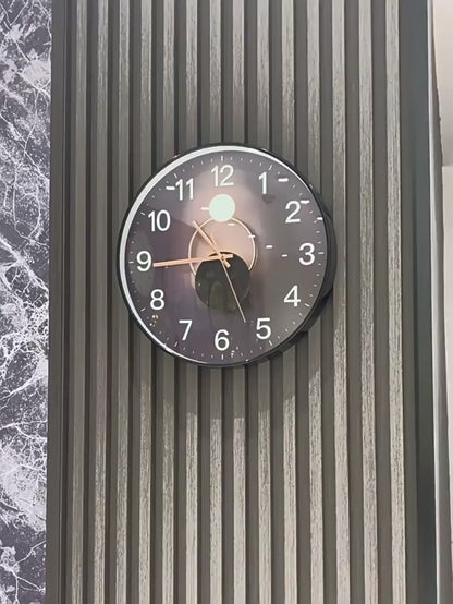 Elegante Wanduhr geräuschlos